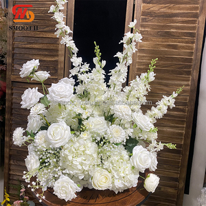 Bouquet de fleurs artificielles élégant et lisse pour événements de mariage, allées, scènes, décorations de sol - Product Image 3