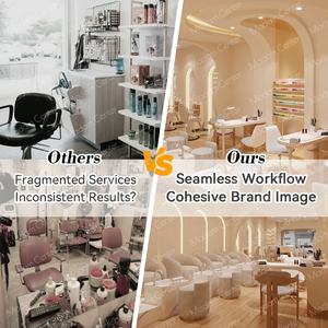 Madamcenter Arredamento Completo per Parrucchieri, Attrezzature per Saloni di Bellezza, Attrezzature Complete per Spa e <span class=keywords><strong>Set</strong></span> Completo per Parrucchieri - Product Image 3