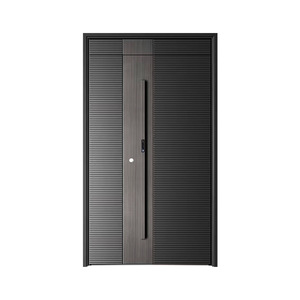 Mới Trang Trí Thông Minh Dịch Thông Minh Khóa Đúc Nhôm Nhà Chống Trộm Kẽm Bên Ngoài Đôi Lối Vào Cửa Steele - Product Image 5