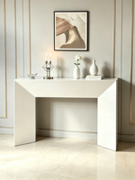 Console d'entrée minimaliste moderne en acier noir, table multifonctionnelle de luxe léger pour hôtel, couloir, villa, maison