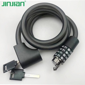 Antivol de vélo durable à combinaison, double déverrouillage, coque ABS épaissie et solide, câble en acier portable pour vélo, trottinette, moto - Product Image 1
