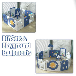 Fabbriche pieghevole box recinzione gioco cortile di sicurezza pieghevole <span class=keywords><strong>parco</strong></span> <span class=keywords><strong>giochi</strong></span> interno recinzione di plastica per il bambino per il bambino - Product Image 3