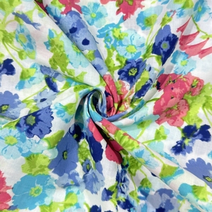 <span class=keywords><strong>Tissu</strong></span> imprimé 100% coton polyvalent avec drapé <span class=keywords><strong>fluide</strong></span> pour vêtements - Product Image 2