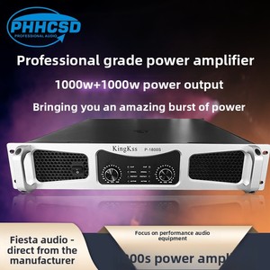 Amplificador de Potencia de Alta Fidelidad de 30,000W y <span class=keywords><strong>2</strong></span>.1 Canales para Altavoces de Techo, Sistema de Transmisión, Modelo P-1800S - Product Image 2