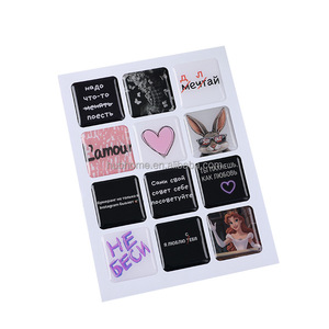 Wholesale Epoxy 3D Mobile Back <strong>Cover</strong> <strong>Sticker</strong> Custom Smooth Dome Gel <strong>Sticker</strong> Label UV Resist Phone Case Epoxy Resin Dome <strong>Sticker</strong> - Product Image 2