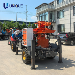 Plateforme de forage de puits d'eau portable à roues diesel, profondeur 150m-200m, pour utilisation minière - Nouveauté 2026 - Vente chaude - Product Image 5