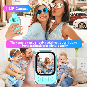 Lecteur de disques mini AIWEE M160 bleu, écran tactile complet de 1,96 pouce, lecteur MP4 portable, lecteur vidéo, <span class=keywords><strong>radio</strong></span>, musique - Product Image 5