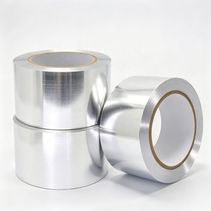 Silver Aluminum Foil Tape With Acrylic Glue for Ventilation Pipe Wrapping and Moisture Barrier Sealing - Product Image 6
