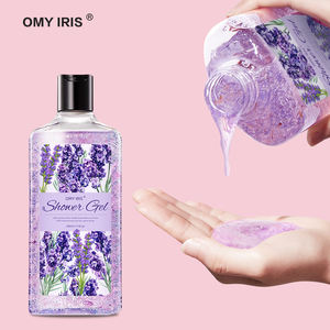 Gel de Ducha Exfoliante Orgánico de Marca Propia al por Mayor, Gel de Ducha Hidratante con Pétalos de Rosa, Gel de Ducha <span class=keywords><strong>Japonés</strong></span> - Product Image 3