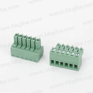 Ventas calientes Conectores tipo enchufe 3,50mm 3,81mm Paso Conector de terminal de tornillo de 6 pines