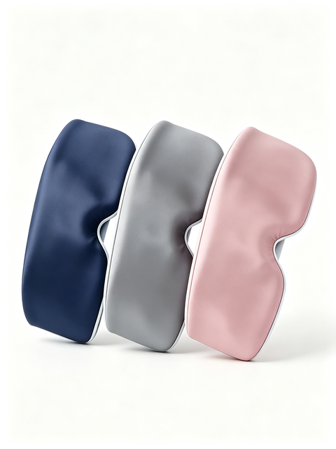 2026 New Design Weighted Class I Eye Mask Moist Heat Weighted Eye Pillow Microwavable Hot Cold Therapy Eye Mask for Sinus Relief