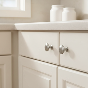 Brushed Nickel Zamak Modern Cabinet <strong>Knob</strong> <strong>Drawer</strong> Dresser Bedroom Kitchen Bathroom Easy Installation High Quality OEM Factory - Product Image 4
