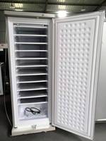 Réfrigérateur-congélateur solaire vertical commercial Transtec BD-198, capacité 198L, compresseur R134a, glace en bandes DIY -18°C, panneau solaire, gel