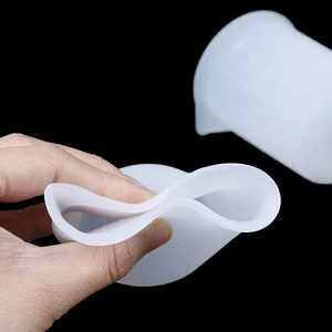 Tasses à mesurer et agitateurs en silicone écologiques pour le mélange d'époxy, outils de bricolage pour la fabrication de bijoux en résine - Product Image 3
