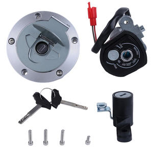 Accessoires de conversion de <span class=keywords><strong>moto</strong></span> : Kit complet de commutateur d'allumage moteur, serrure électrique de porte et couvercle de réservoir de carburant - Prix de gros - Product Image 1