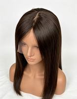 Perruques médicales sans colle en cheveux humains vierges, base en soie longue, dentelle suisse, pour la perte de cheveux, vente en gros directe usine, fournisseur Alibaba