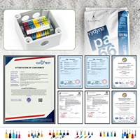 100 Buah/Kotak Seri TBR 10A 600V Terminal Sekrup Sambungan Listrik Plastik TBR-30 Konduktor Kuningan Kabel Rel Din