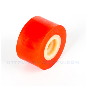 ลูกกลิ้งโพลียูรีเทนสีส้มแบบกำหนดเองจากโรงงานมืออาชีพ, ล้อยาง - Product Image 2