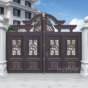 Puerta de Hierro Forjado Simulado de Diseño Moderno, Aislamiento Térmico de Alta Eficiencia, Insonorizada, <span class=keywords><strong>Entrada</strong></span> Principal - Product Image 4