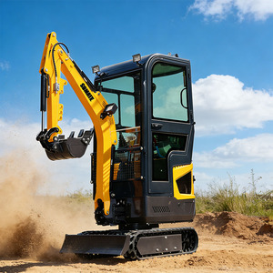 Mini-excavatrice sur chenilles blanche China Somate, certifiée CE ISO EPA EURO5, avec moteur Koop, boîte de vitesses PLC, pompe hydraulique, moteur, garantie 1,5 an - Product Image 3