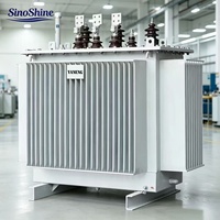 50kVA 10kV tiga fase terbenam minyak distribusi transformator tembaga berliku rendah kehilangan disegel tangki 50/60Hz