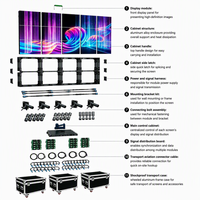 Système de mur vidéo LED à pas de pixel fin, écran d'affichage modulaire pour la location d'événements