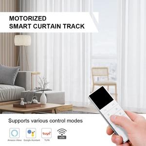 Điện điều khiển từ xa Rèm dọc Rèm hệ thống, rèm Kính thiên văn bài hát có thể điều chỉnh chiều dài 180-300cm - Product Image 6