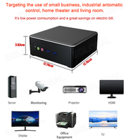 Eglobal – Mini PC Portable AMD Quad core DDR4, 32 go avec 512 go, MME, 5 Ports USB, Mini ordinateur de jeu Linux