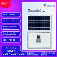 Module de panneau solaire personnalisé en gros 10 W/6 V rechargeable en silicium monocristallin et polycristallin 235x350mm Modèle Cx-1010