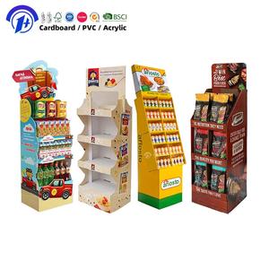 Özelleştirilebilir Promosyon POP Standı FSDU Karton Teşhir Rafı Mağaza Reklamcılığı Perakende Satış İçin - Product Image 1