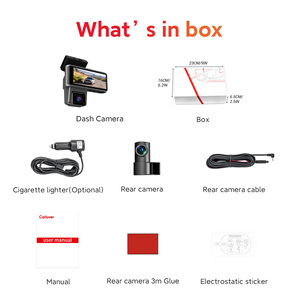 Xe <span class=keywords><strong>Dash</strong></span> Cam 2K 1080P Rear View gương máy ảnh Wifi Dashcam 3 kênh Dashcam wifi 2K phía trước và phía sau <span class=keywords><strong>Dash</strong></span> máy ảnh Dashcam cho xe hơi - Product Image 6