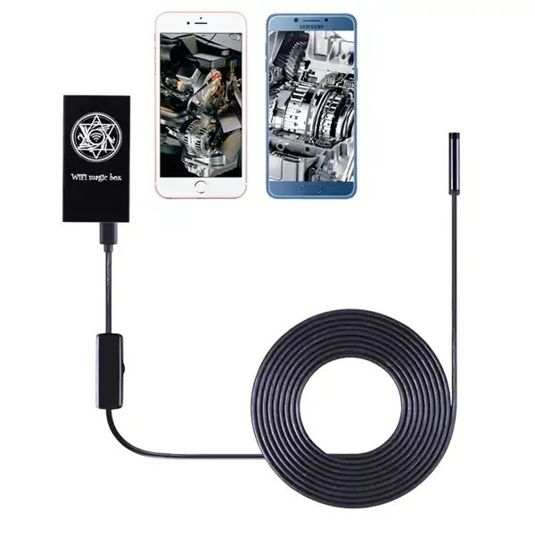 Hd 1200p Wifi Endoscope Camera For Android/ios Usb Ip67 Waterproof Borescope  Iphone Endoscopic Wireless Video Inspection Camera-hard Cable-8mm