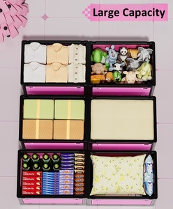 23L Cute Girl-Style Foldable PP Plastic <strong>Storage</strong> Boxes Bins New Style <strong>Collapsible</strong> <strong>Storage</strong> Bin Camping Garden Pincin <strong>Storage</strong> - Product Image 4