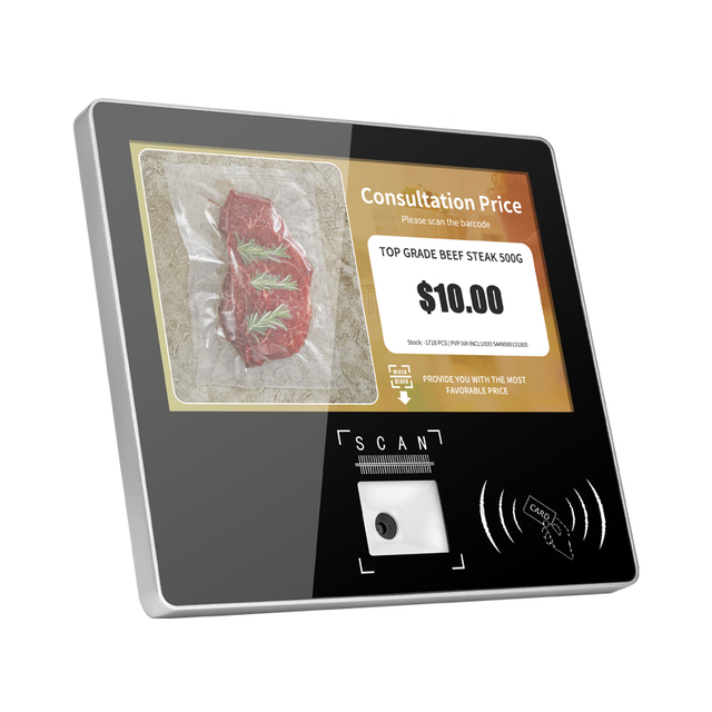 Strong Die Cast Aluminium Structure 11.6 inch Windows Android Tablet POS Terminal 2D Barcode Scanner Price Checker NFC