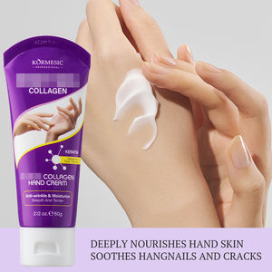 Crème pour les mains au collagène KORMESIC 60g, marque privée, OEM personnalisé, kératine, anti-rides, hydratante, lisse et douce - Product Image 6