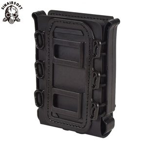 Portacargador Táctico Universal de Extracción Rápida para Cargadores de 5.56/7.62mm, Estilo Scorpion, Carcasa Blanda para Chaleco - Product Image 1