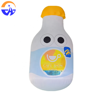 Bouteille de lait gonflable personnalisée en forme de dessin animé - Modèle Chenghuang 0115XL - Accessoire décoratif pour événements extérieurs, centres commerciaux et expositions thématiques - 14 ans et plus