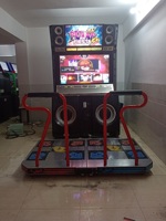 Machine de danse d'arcade Pump It Up 2011 Fiesta EX à pièces, machine de jeu de danse PIU, borne à vendre