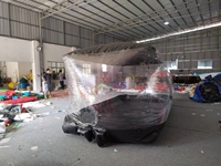 Portable 5*2*1.8m personnalisé gonflable voiture stockage tente gonflable voiture bulle stockage voiture couverture pour location