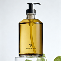Bouteilles personnalisées en verre pour lotion corporelle et shampoing, avec pompe gel, 350 ml, 500 ml, avec logo ou étiquette personnalisés