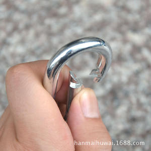 ฮันไม หวาย คาราบิเนอร์สแตนเลสแบบ D รับน้ำหนักได้ 220 กก. ตะขอเกี่ยวสำหรับเชือกกู้ภัยกลางแจ้ง หัวเข็มขัดนิรภัย - Product Image 3