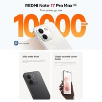 Harga Pabrik Xiaomi Redmi Note 17 Pro Max 5G Versi Global 8GB+128GB 6.83" HyperOS 3 Snapdragon 6 Gen 5 Sidik Jari di Layar NFC