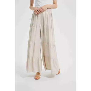 Pantalon formel à coupe étroite pour les affaires et les pantalons en lin légers d'aspect professionnel pour l'été et les tenues décontractées Tenues de bureau - Product Image 1