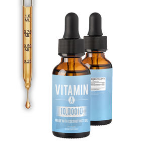 OEM/ODM/OBM <span class=keywords><strong>Gocce</strong></span> Liquide di <span class=keywords><strong>Vitamina</strong></span> <span class=keywords><strong>A</strong></span> Halal, Integratore Multivitaminico per il Supporto Immunitario e la Salute degli Occhi e della Vista - Product Image 1