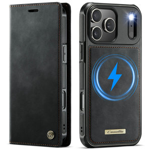 Funda Cartera Desmontable CaseMe para 17 <span class=keywords><strong>Pro</strong></span> <span class=keywords><strong>Max</strong></span>, 2 en 1, Carga Inalámbrica Rápida, Multifuncional, Antigolpes, con Ranuras para Tarjetas - Product Image 1