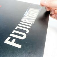 Autocollants personnalisés en lettres métalliques autocollantes, étiquettes en feuille d'or peintes, autocollants de transfert de logo privé
