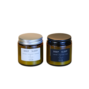 Candela Votiva Artigianale in Vetro Satinato con Cera di Soia Profumata, Grande e Moderna, per Natale, Halloween, Aromaterapia, Regalo - Product Image 1