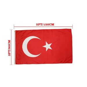 Turkish National <b>Flags</b> of the World Outdoor 3x5ft Polyester Customizable Size Turkey <b>Flag</b> Custom Logo Portable for Sports Events - Product Image 5