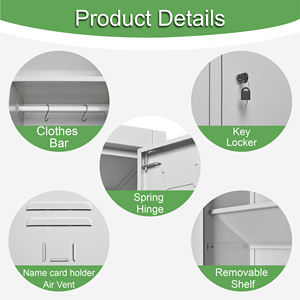 Fabriqué en Chine 4 portes métal classeur pour bureau à domicile & Hôtel utiliser des meubles commerciaux - Product Image 5