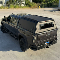 Kap Truk Aluminium Langsung dari Pabrik untuk RAM 1500 2021 2022 6.4FT dengan Jendela Samping Kaca Geser Besar